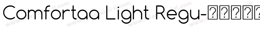 Comfortaa Light Regu字体转换